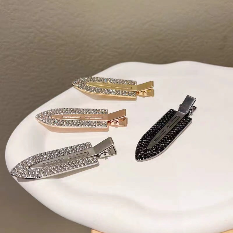 Wholesale alloy rhinestone seamless surfboard duckbill headdress clip hairpin